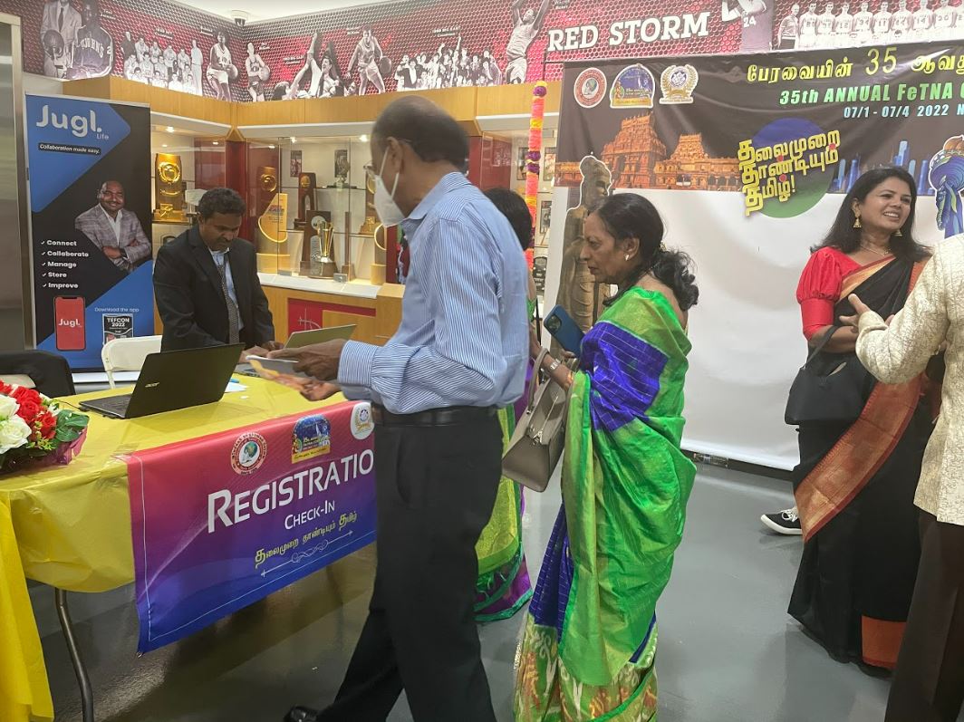 Tamils around the world arrive in New York for first day of the FeTNA